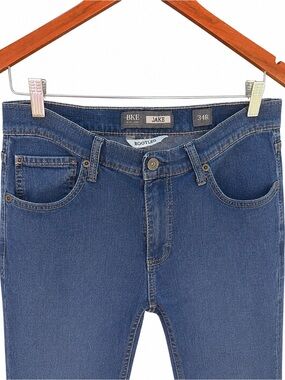 BKE Jake Men’s Bootcut Jeans in Indigo Blue